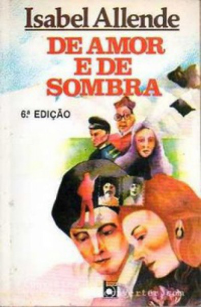 Capa de De Amor e de Sombra - Isabel Allende