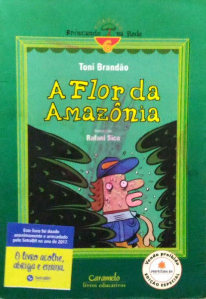 Capa de A flor da amazônia - Toni Brandão