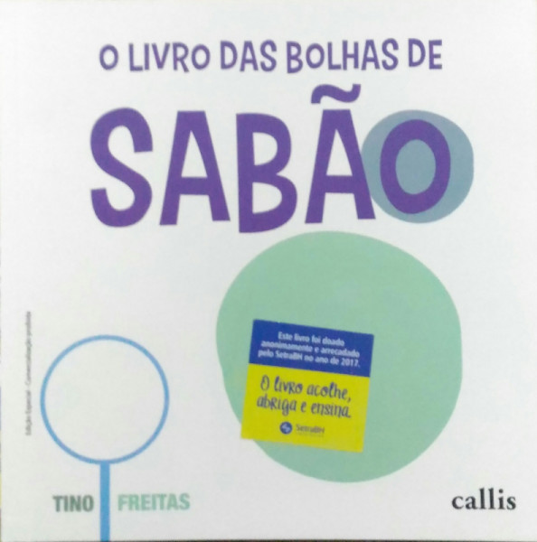 Capa de O livro das bolhas de sabão - Tino Freitas