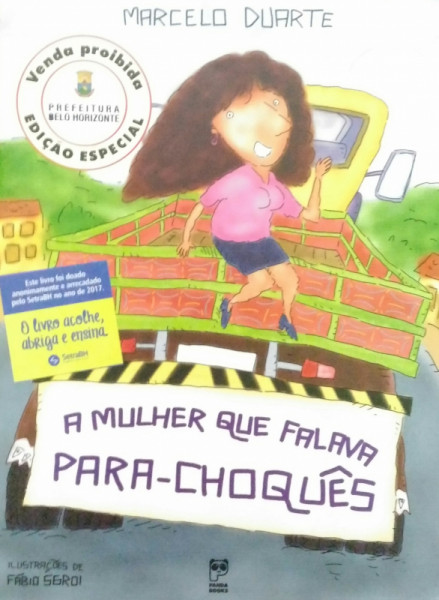 Capa de A mulher que falava para-choquês - Marcelo Duarte