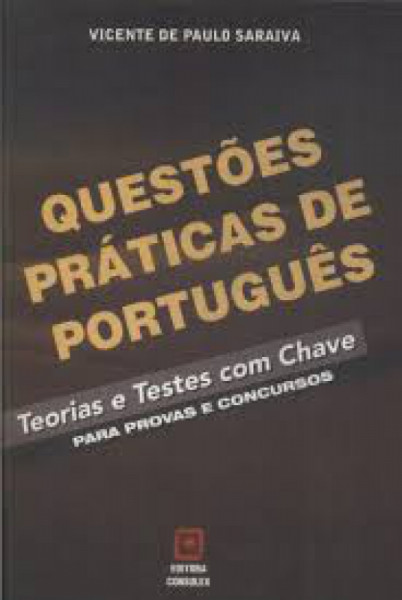 Capa de Questões Práticas de Português - Vicente de Paulo Saraiva