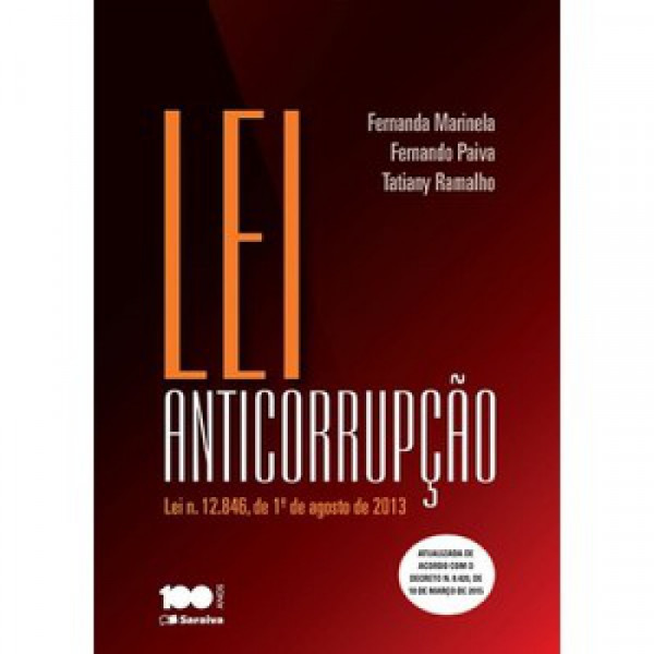 Capa de Lei anticorrupção - Fernanda Marinela; Fernando Paiva; Tatiany Ramalho