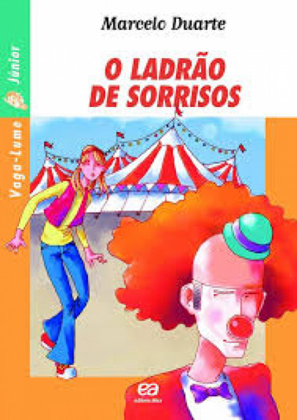 Capa de O ladrão de sorrisos - Marcelo Duarte