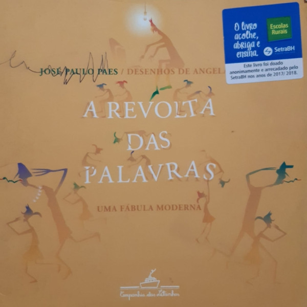 Capa de A revolta das palavras - José Paulo Paes