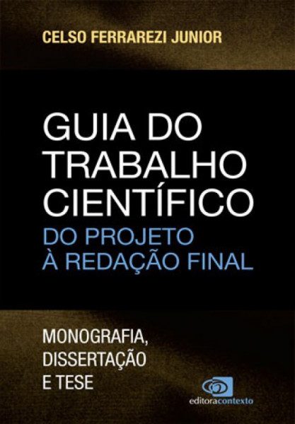 Capa de Guia do trabalho científico - Celso Ferrarezi Júnior