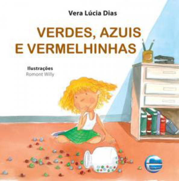 Capa de Verdes, azuis e vermelhinhas - Vera Lúcia Dias