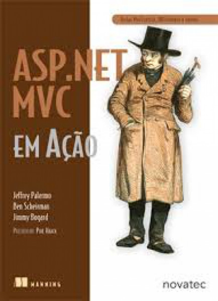 Capa de ASP.NET MVC em ação - Jeffrey Palermo; Bem Scheirman; Jimmy Bogard