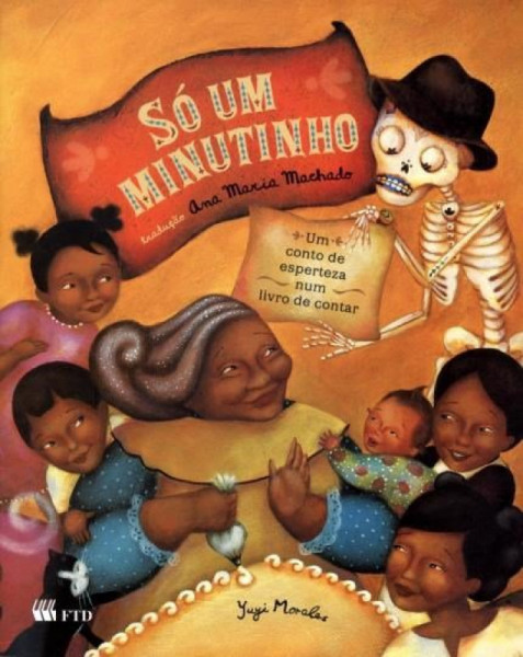 Capa de Só um minutinho - Yuji Morales trad. AnaMaria Machado