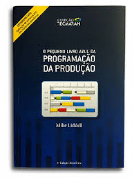 Capa de O Pequeno Livro Azul da Programação da Produção - Mike Liddell