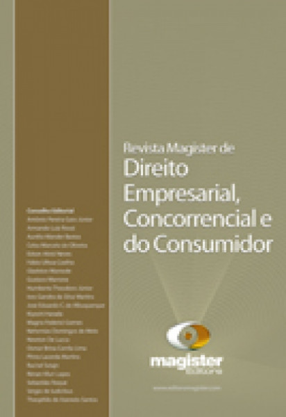 Capa de Revista Magister de direito empresarial, concorrencial e do consumidor - Editora Magister