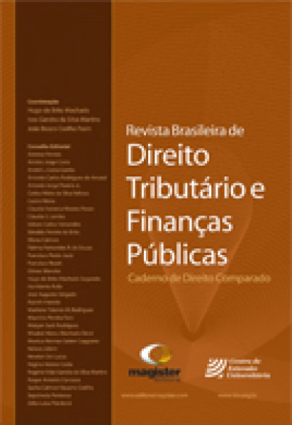 Capa de Revista brasileira de direito tributário e finanças públicas - 