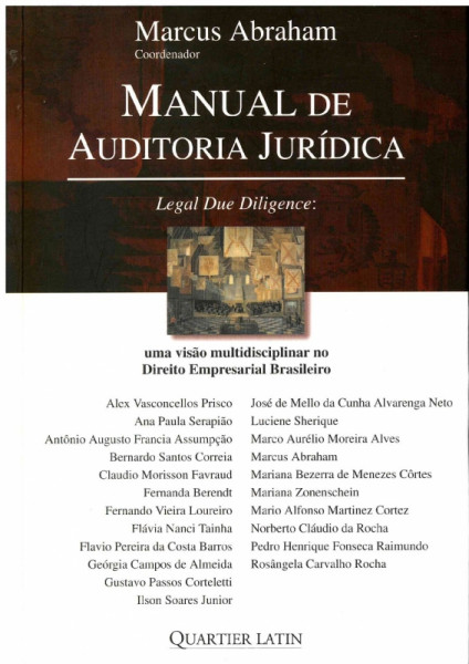 Capa de Manual de Auditoria Jurídica - Marcus Abraham