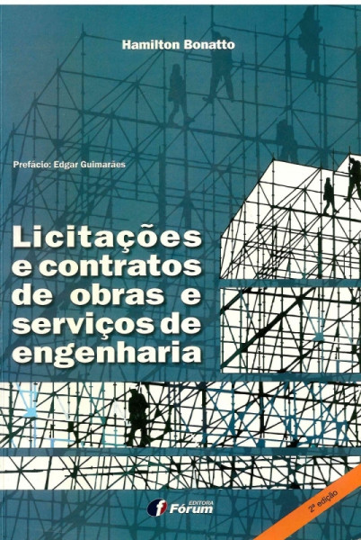 Capa de Licitações e contratos de obras e serviços de engenharia - Hamilton Bonatto