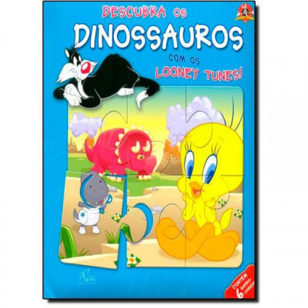 Capa de Descubra os Dinossauros com os Looney Tunes! - 