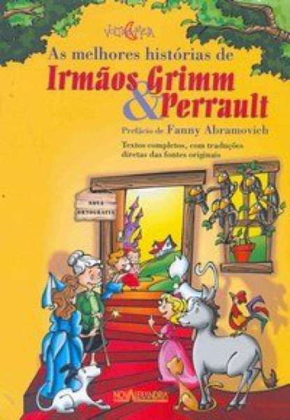 Capa de As melhores histórias de Irmãos Grimm - Irmãos Grimm; Perrault