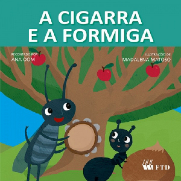Capa de A Cigarra e a Formiga - Ana Oom