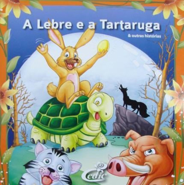 Capa de A lebre e a tartaruga e outras histórias - Cedic