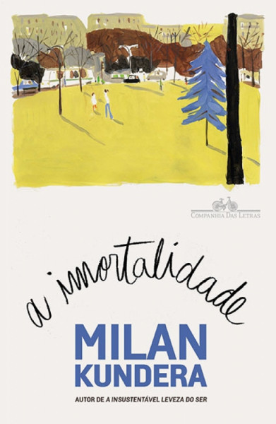 Capa de A imortalidade - Milan Kundera