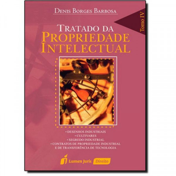 Capa de Tratado da Propriedade Intelectual - Denis Borges Barbosa