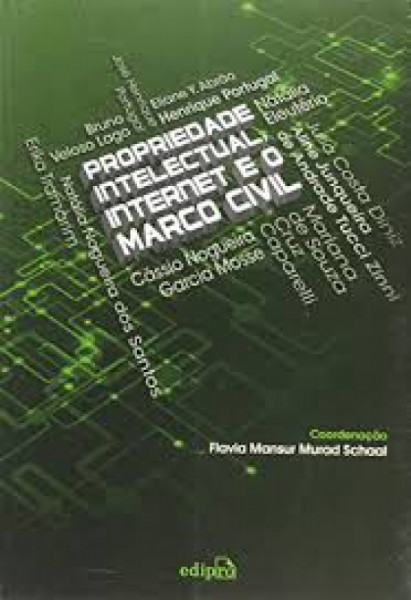 Capa de Propriedade intelectual, internet e o marco civil - Cássio Nogueira; Garcia Mosse