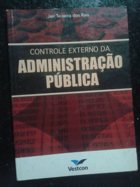 Capa de Controle Externo da Administração Pública - Jair Teixeira dos Reis