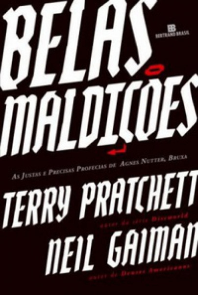 Capa de Belas maldições - Terry Pratchett; Neil Gaiman