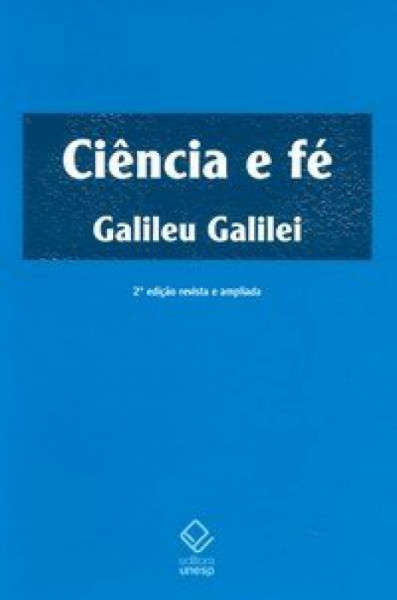 Capa de Ciência e fé - Galileu Galilei