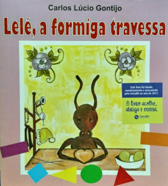 Capa de Lelé, a Formiga Travessa - Carlos Lúcio Gontijo
