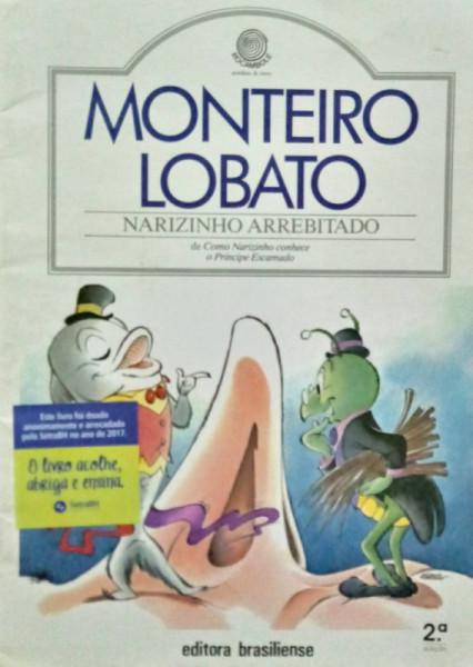 Capa de Narizinho arrebitado - Monteiro Lobato