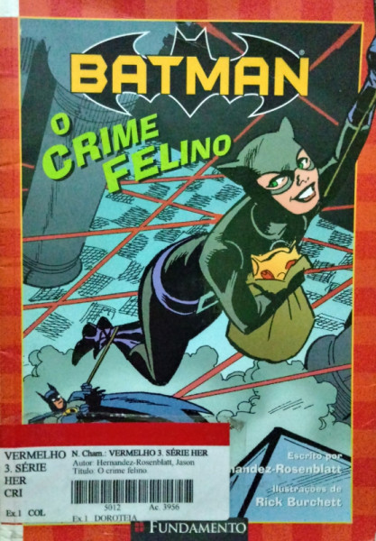 Capa de Batman - O Crime Felino - Jason Hernandez-Rosenblatt