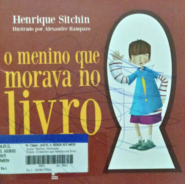 Capa de O Menino que Morava no Livro - Henrique Sitchin