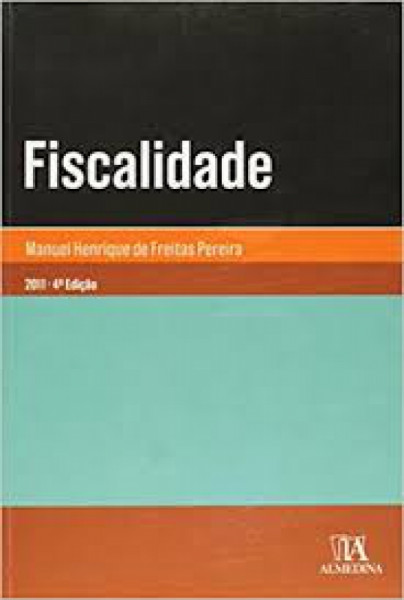 Capa de Fiscalidade - Manuel Henrique Freitas Pereira