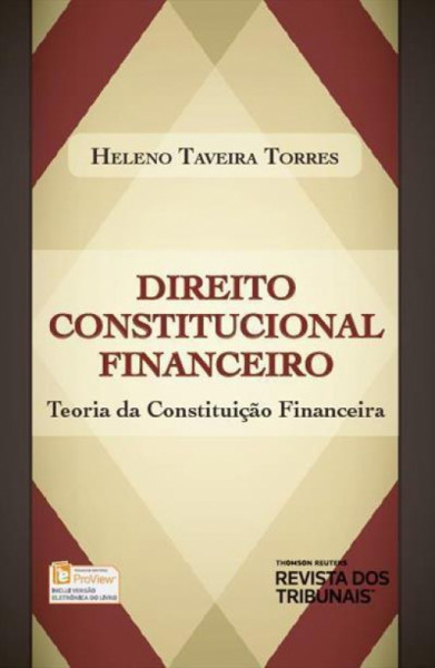 Capa de Direito constitucional financeiro - Heleno Taveira Torres