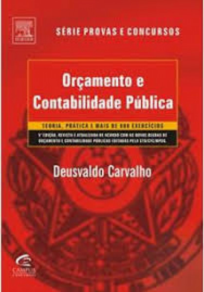 Capa de Orçamento e Contabilidade Pública - Deusvaldo Carvalho