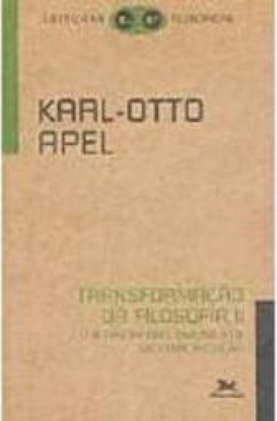 Capa de Transformação da Filosofia II - Karl-Otto Apel