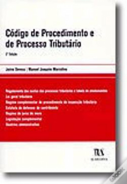 Capa de Código de Procedimento e de Processo Tributário - Jaime Devesa, Manuel Joaquim Marcelino