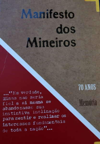 Capa de Manifesto dos Mineiros - 