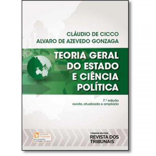 Capa de Teoria Geral do Estado e Ciência Política - Cláudio de Cicco, Alvaro de Azevedo Gonzaga