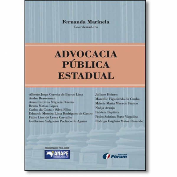 Capa de Advocacia pública estadual - Fernanda Marinela