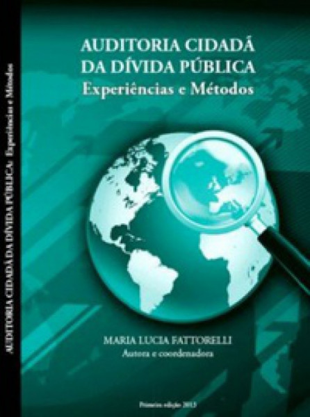Capa de Auditoria Cidadã da Dívida Pública - Maria Lúcia Fattorelli