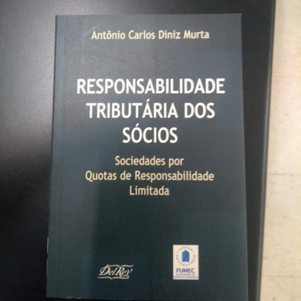 Capa de Responsabilidade Tributária dos Sócios - Antônio Carlos Diniz Murta