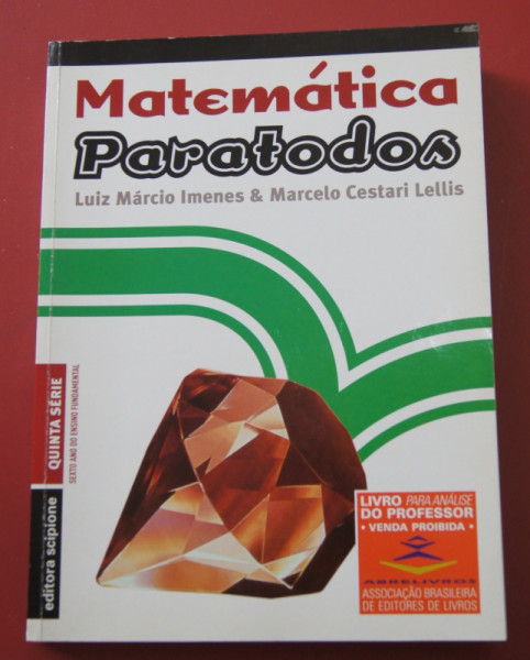 Capa de Matemática Paratodos - Livro do Professor - 6º ano - Luiz Márcio Imenes; Marcelo Cestari Lellis