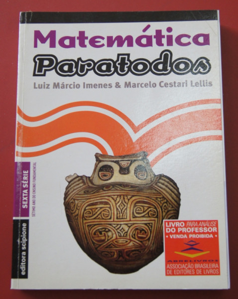 Capa de Matemática Paratodos - Livro do Professor - 7º ano - Luiz Márcio Imenes; Marcelo Cestari Lellis