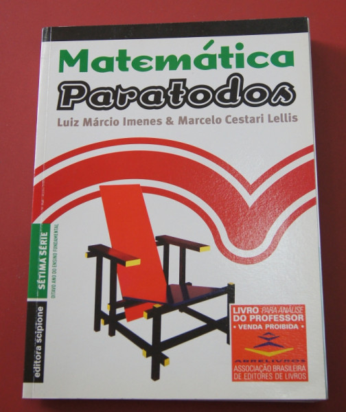 Capa de Matemática Paratodos - Livro do Professor - 8º ano - Luiz Márcio Imenes; Marcelo Cestari Lellis