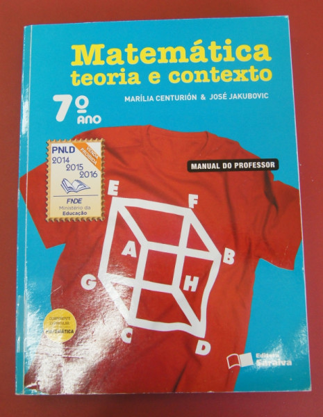 Capa de Matemática: teoria e contexto 7º ano - Marília Centurión; José Jakubovic