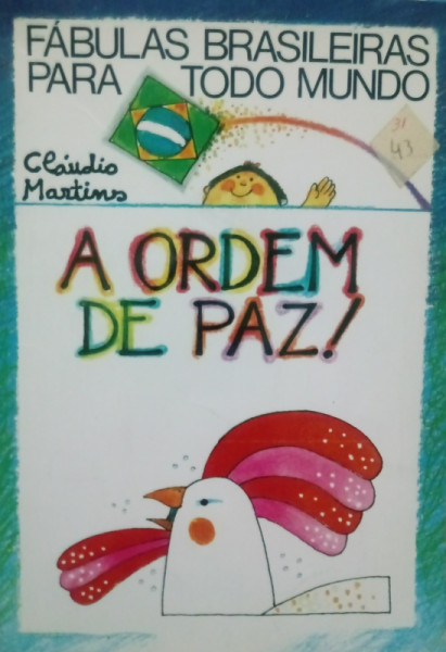 Capa de A Ordem de Paz - Cláudio Martins