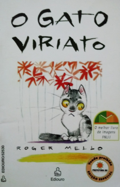Capa de O gato Viriato - Roger Mello