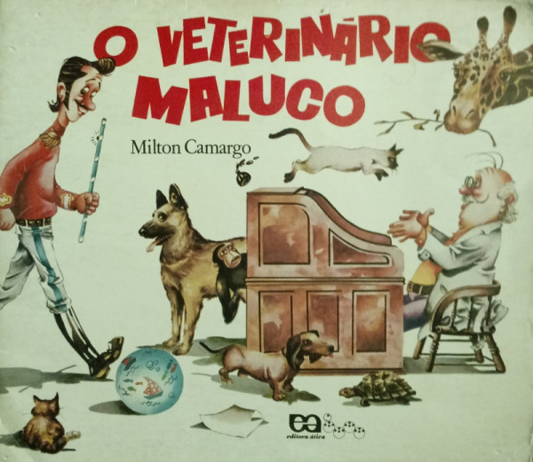 Capa de O veterinário maluco - Milton Camargo