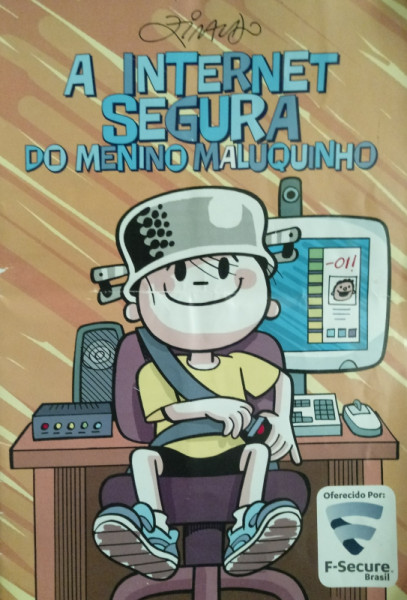 Capa de A internet segura do Menino Maluquinho - Gustavo Luia