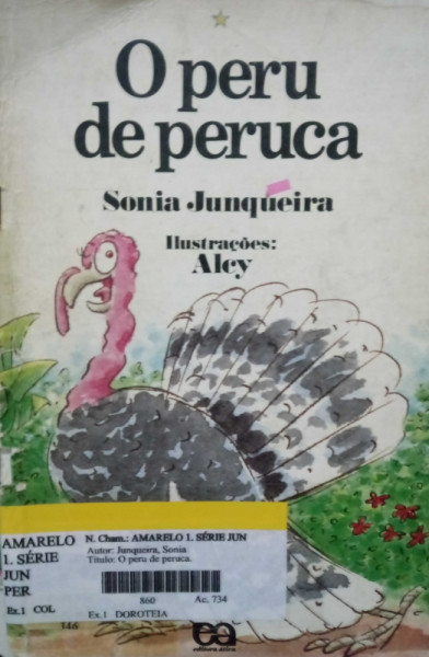 Capa de O peru de peruca - Sonia Junqueira